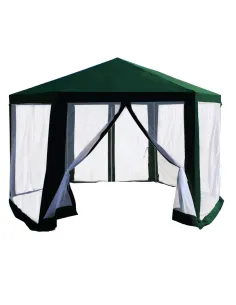 Pavilion cort pentru grădină, RINGE, 3.9x2.5x3.9m, Polietilenă/Oțel | MobilaOK