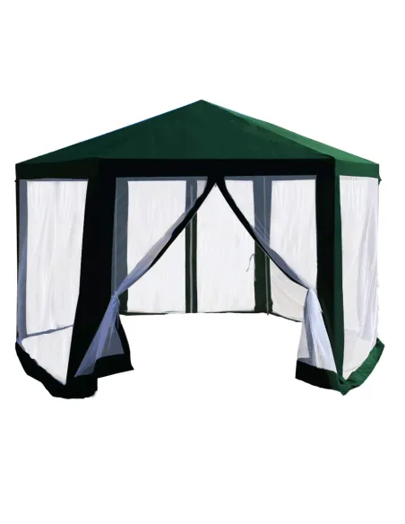 Pavilion cort pentru grădină, RINGE, 3.9x2.5x3.9m, Polietilenă/Oțel | MobilaOK