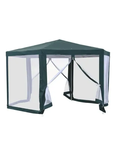 Pavilion cort pentru grădină, RINGE, 3.9x2.5x3.9m, Polietilenă/Oțel | MobilaOK