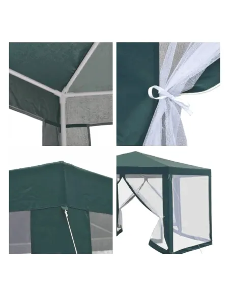 Pavilion cort pentru grădină, RINGE, 3.9x2.5x3.9m, Polietilenă/Oțel | MobilaOK