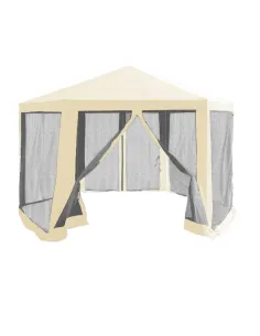Pavilion cort pentru grădină, RINGE TIP 2, 3.9x2.5x3.9m, oțel și polietilenă | MobilaOK