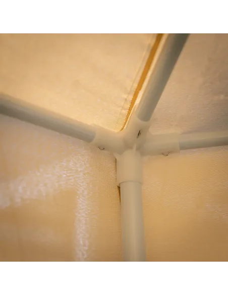 Pavilion cort pentru grădină, RINGE TIP 2, 3.9x2.5x3.9m, oțel și polietilenă | MobilaOK