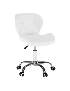Fotoliu ARGUS NEW, birou, 47x56x73-84 cm, Piele ecologică/Metal | MobilaOK