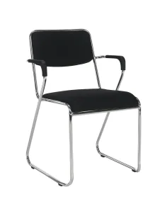 Scaun conferință DERYA NEW, birou, 53x79x57 cm, plasă/metal/plastic, KONDELA | MobilaOK