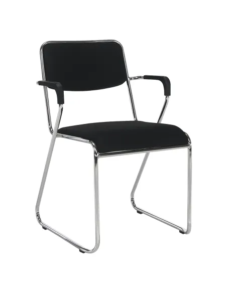 Scaun conferință DERYA NEW, birou, 53x79x57 cm, plasă/metal/plastic, KONDELA | MobilaOK