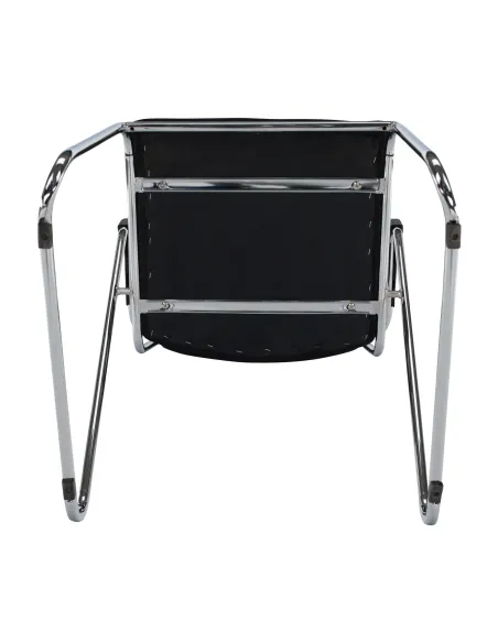 Scaun conferință DERYA NEW, birou, 53x79x57 cm, plasă/metal/plastic, KONDELA | MobilaOK