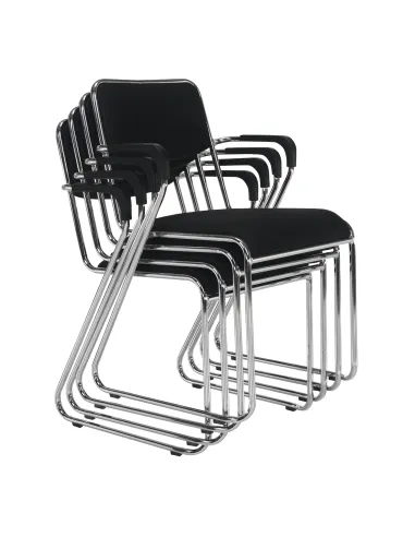 Scaun conferință DERYA NEW, birou, 53x79x57 cm, plasă/metal/plastic, KONDELA | MobilaOK
