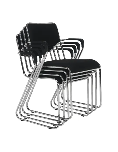 Scaun conferință DERYA NEW, birou, 53x79x57 cm, plasă/metal/plastic, KONDELA | MobilaOK