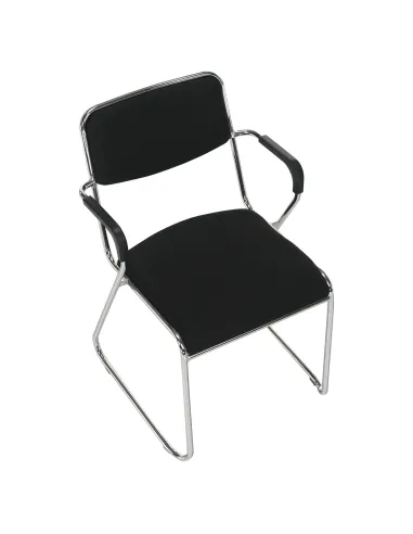 Scaun conferință DERYA NEW, birou, 53x79x57 cm, plasă/metal/plastic, KONDELA | MobilaOK