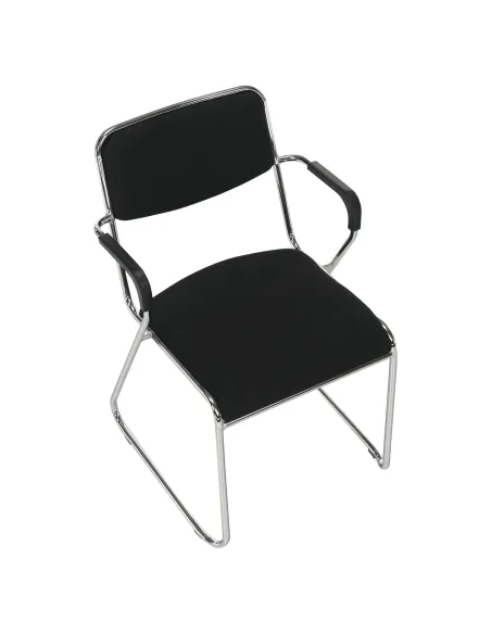 Scaun conferință DERYA NEW, birou, 53x79x57 cm, plasă/metal/plastic, KONDELA | MobilaOK