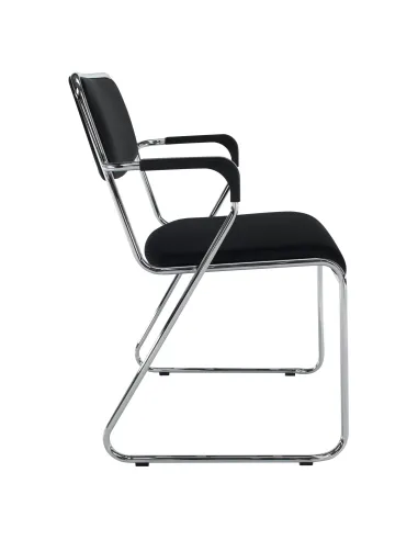 Scaun conferință DERYA NEW, birou, 53x79x57 cm, plasă/metal/plastic, KONDELA | MobilaOK