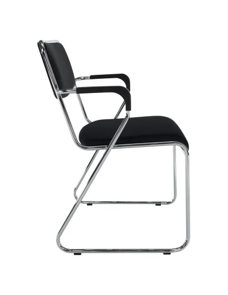 Scaun conferință DERYA NEW, birou, 53x79x57 cm, plasă/metal/plastic, KONDELA | MobilaOK