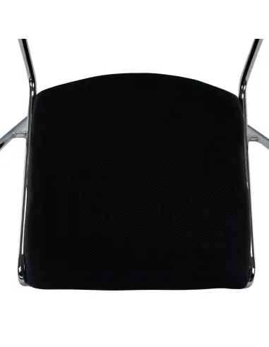 Scaun conferință DERYA NEW, birou, 53x79x57 cm, plasă/metal/plastic, KONDELA | MobilaOK