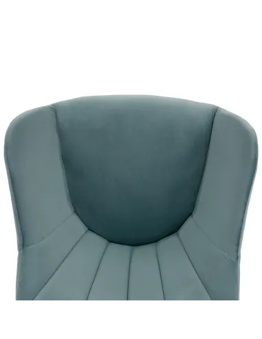 Fotoliu DALIO, living/dormitor/birou, 58x82.5x61.5 cm, textil velvet si lemn masiv fag | MobilaOK