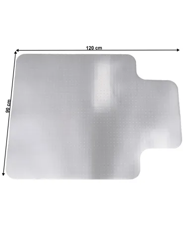 Protecție podea ELLIE NEW TIP 9 pentru birou/living, 90x120 cm, polietilenă | MobilaOK