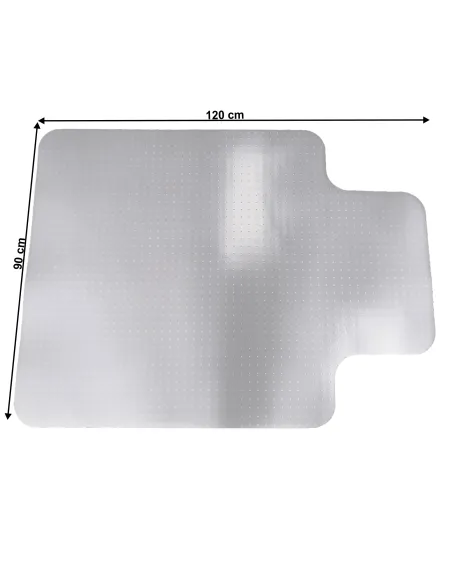 Protecție podea ELLIE NEW TIP 9 pentru birou/living, 90x120 cm, polietilenă | MobilaOK