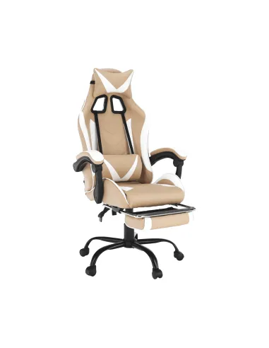 Fotoliu OZGE 2 NEW, birou/gaming, piele ecologică/plasă/plastic | MobilaOK