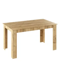 Masă de bucătărie GENERAL NEW, bucătărie, 140x80 cm, PAL laminat stejar | MobilaOK