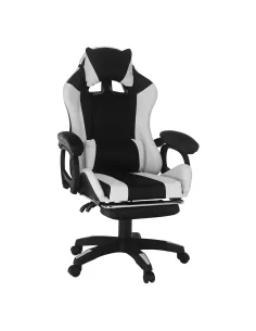 Scaun Gaming JOVELA, birou/joc, 65x65x124 cm, piele ecologica/plastic | MobilaOK