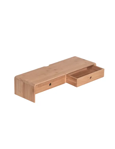 Suport Monitor, ELARO TIP 2, birou/living, 60x20x13 cm, bambus natural | MobilaOK