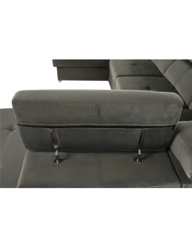 Canapea LAMORA U, living, 329x220x79/97 cm, KRONOS | MobilaOK