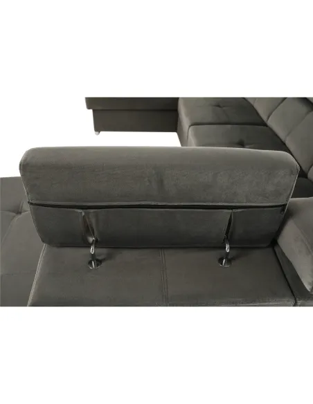 Canapea LAMORA U, living, 329x220x79/97 cm, KRONOS | MobilaOK