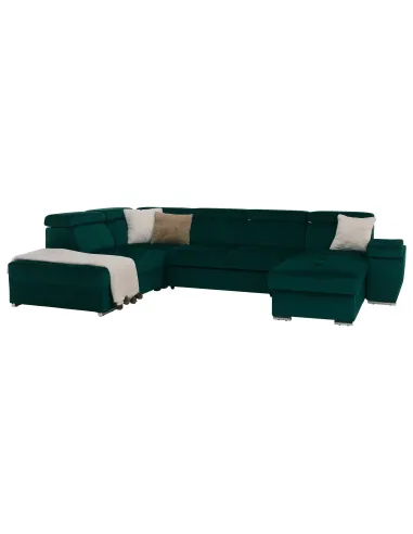 Canapea LAMORA U, living, 329x220x97 cm, material KRONOS | MobilaOK