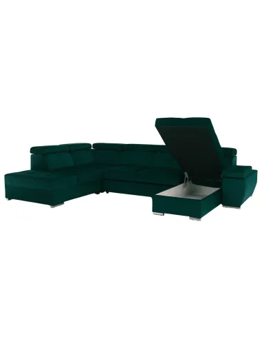 Canapea LAMORA U, living, 329x220x97 cm, material KRONOS | MobilaOK