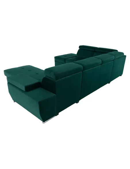 Canapea LAMORA U, living, 329x220x97 cm, material KRONOS | MobilaOK