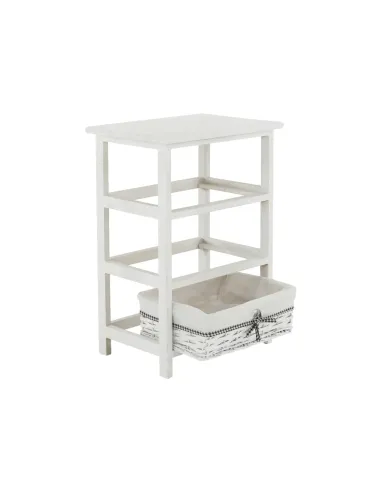 Comodă RUBY 3 pentru dormitor/hol, 40x57x29 cm, din lemn și răchită | MobilaOK