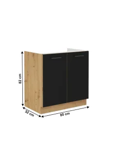 Dulap baie, MONRO, baie, 80x52x82 cm, PAL laminat | MobilaOK
