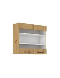 Dulap Superior (corp suspendat), MONRO, hol/dormitor/birou, 80x31x71.5 cm, PAL laminat stejar | MobilaOK