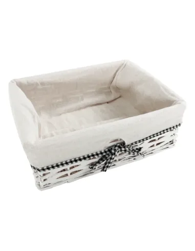 Comodă RUBY 3 pentru dormitor/hol, 40x57x29 cm, din lemn și răchită | MobilaOK