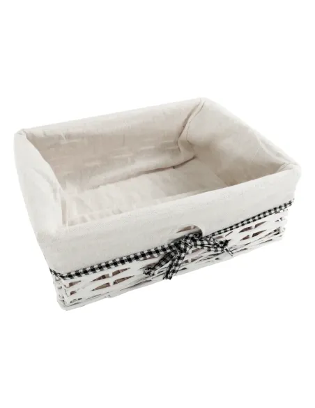 Comodă RUBY 3 pentru dormitor/hol, 40x57x29 cm, din lemn și răchită | MobilaOK