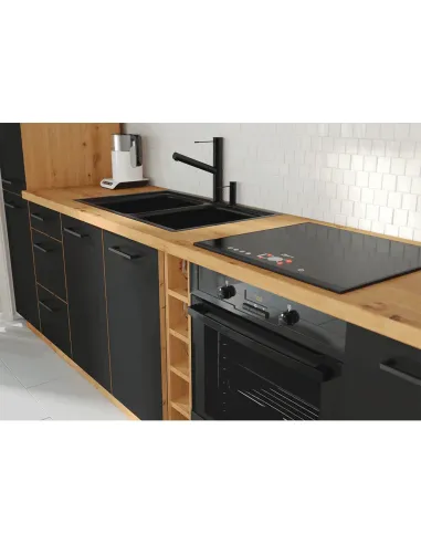 Dulap Bucătărie MONRO 60 LO-210 2F, 60x57x210 cm, PAL Laminat | MobilaOK