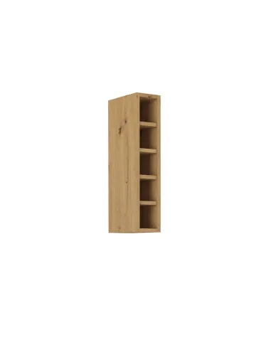 Dulap deschis MONRO 15 G-72 OTW, living/dormitor, 15x30x71.5 cm, PAL laminat stejar artizan | MobilaOK