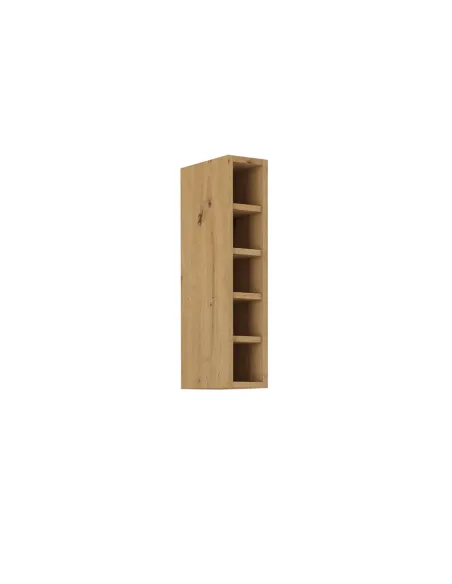 Dulap deschis MONRO 15 G-72 OTW, living/dormitor, 15x30x71.5 cm, PAL laminat stejar artizan | MobilaOK