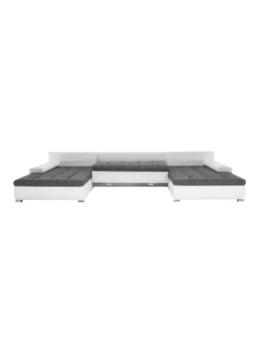 Canapea TONIKS U UNI, living, 420x210x85 cm, piele ecologică/ţesătură | MobilaOK