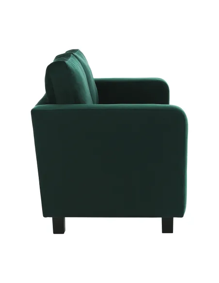 Canapea LUANA, living, 178x78x85 cm, tesatura smarald | MobilaOK
