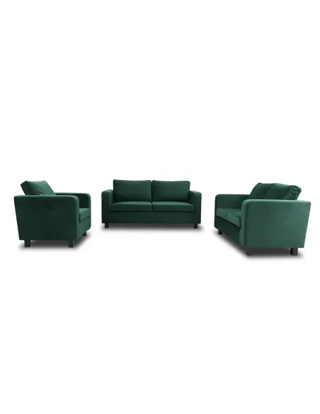 Canapea LUANA, living, 178x78x85 cm, tesatura smarald | MobilaOK
