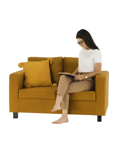 Canapea LUANA, living, 178x78x85 cm, tesatura mushtar | MobilaOK
