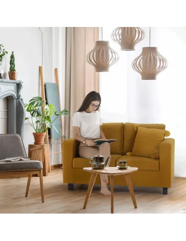 Canapea LUANA, living, 178x78x85 cm, tesatura mushtar | MobilaOK