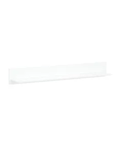Raft LINDY, living/dormitor/birou, 150x20x21 cm, PAL melaminat alb | MobilaOK