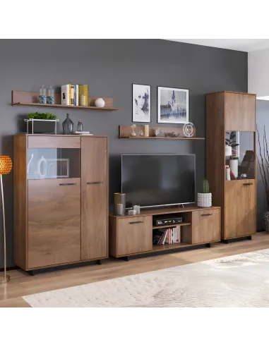 Comodă DELIS C1 living, 88.8x38x140 cm, PAL melaminat | MobilaOK