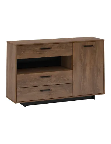 Comodă DELIS E dormitor, 139.3x40x86.2 cm, PAL melaminat/MDF | MobilaOK
