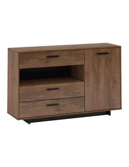 Comodă DELIS E dormitor, 139.3x40x86.2 cm, PAL melaminat/MDF | MobilaOK