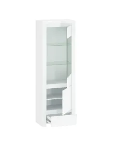 Vitrină LINDY, living/dormitor, 68x41.5x202 cm, PAL/MDF laminat | MobilaOK 2