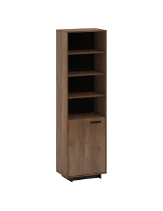 Vitrină DELIS R1 living, 58.9x38x201.2 cm, PAL melaminat/MDF | MobilaOK