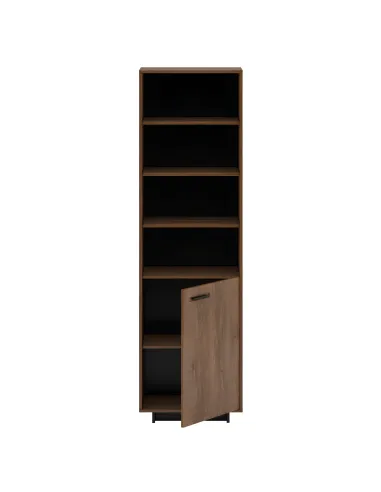 Vitrină DELIS R2 living, 58.9x38x201.2 cm, PAL melaminat/MDF | MobilaOK