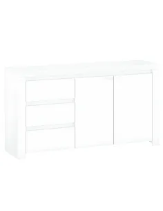 Comodă LINDY 2D3S pentru dormitor, 156x41.5x84.5 cm, PAL/MDF laminat | MobilaOK